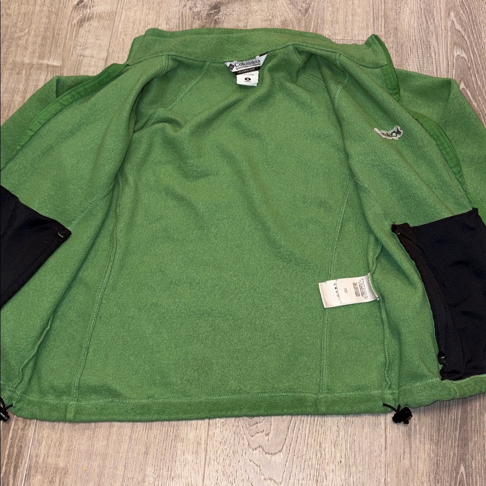 Columbia Forest Green Full-Zip Fleece - Picture 7 of 9